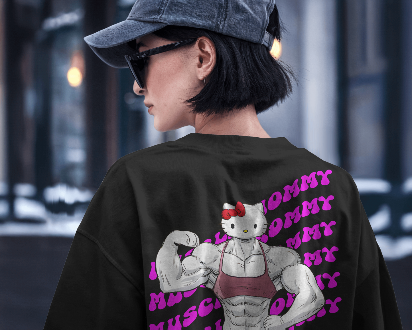 Hello Kitty Muscle Mommy T-Shirt
